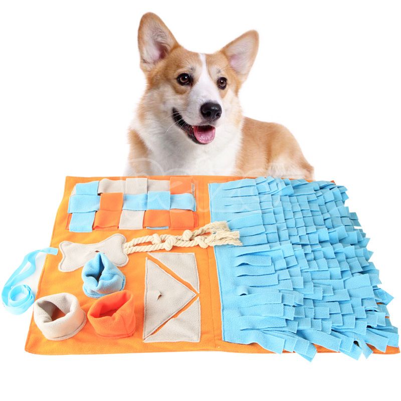 1pc Dog Snuffle Mat Toy, Pet Activity Mat, Dog Play Mat, Dog Food Toy Mat,  Dog Sniffing Pad, Pet Snuffle Feeding Mat, Slow Feeding Mat For Dogs, Dog P