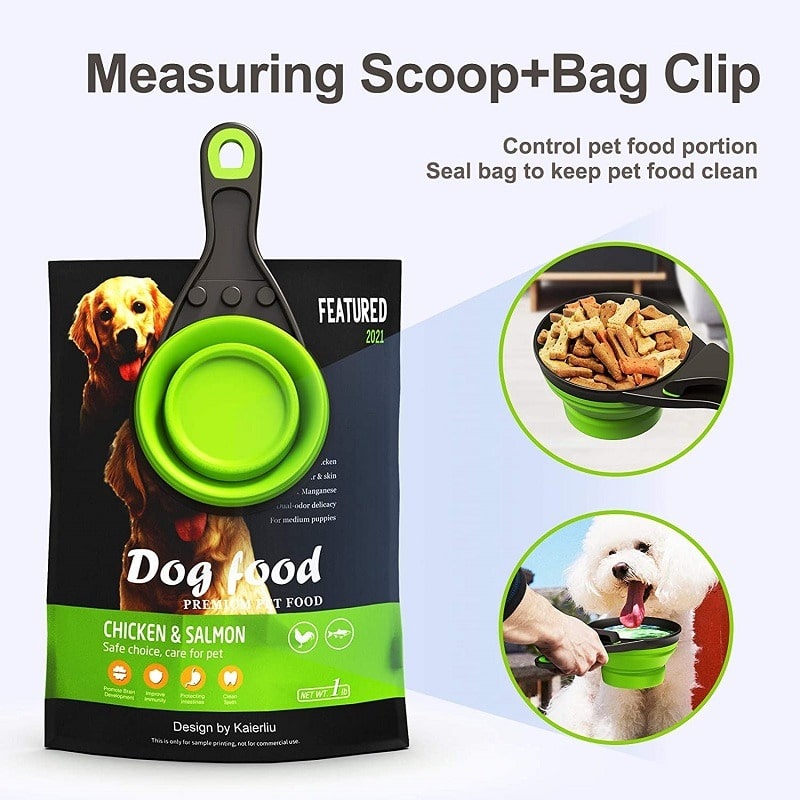 Melamine Pet Food Scoop, Cat Food Measuring Cups, Comfortable Long