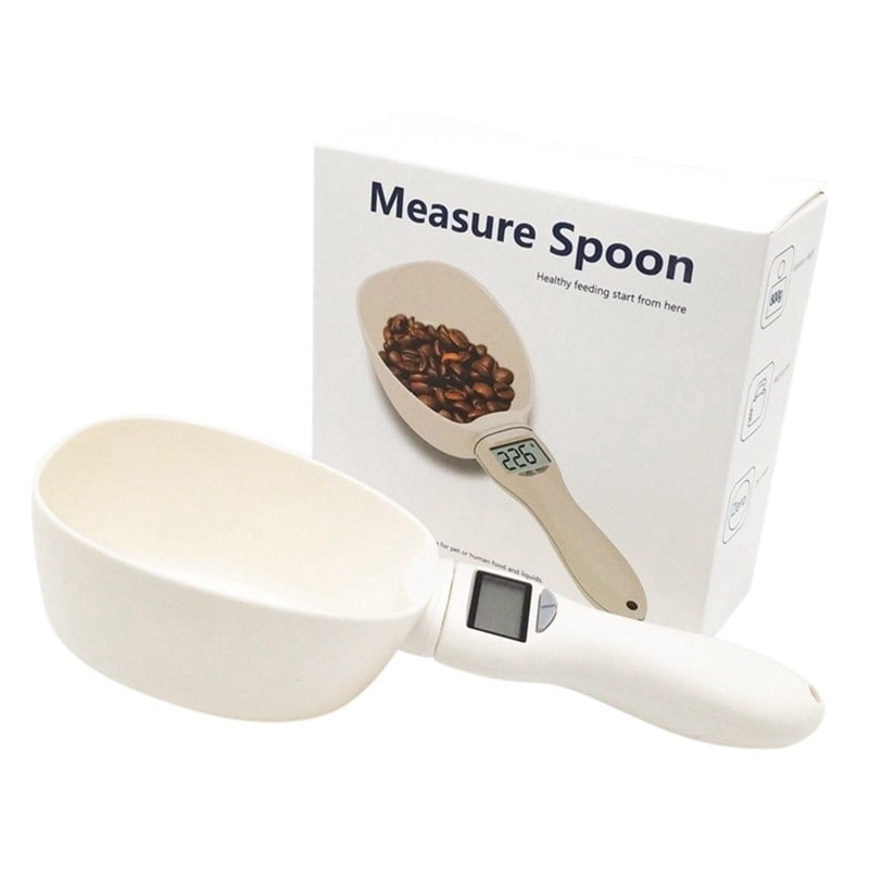 Scale Spoon Pet Food Measuring Electronic LED Display – Cute Cats